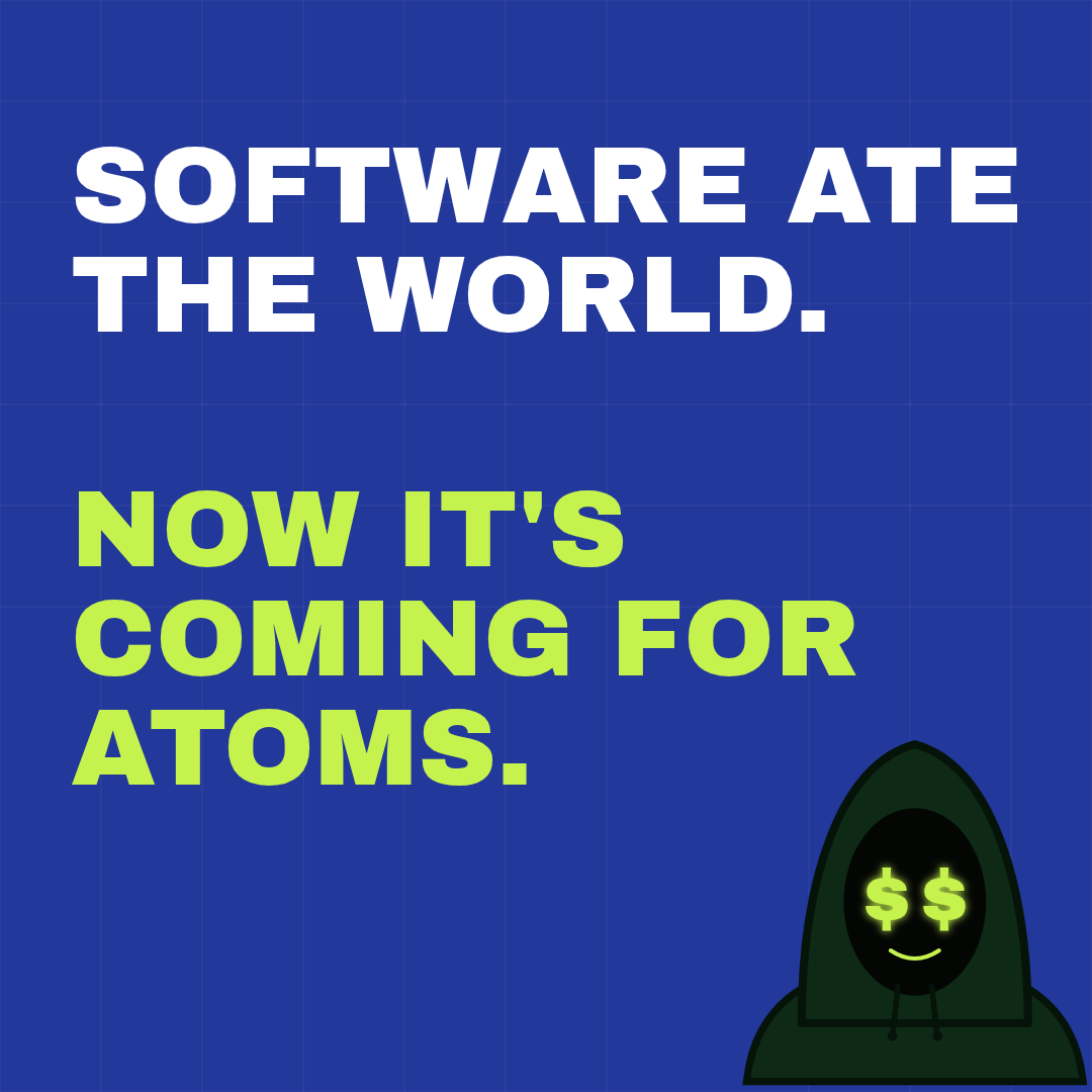 Coming for atoms.